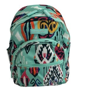 Vera Bradley Lighten Up Green Essential Backpack Pueblo Lighten Up Aztec School